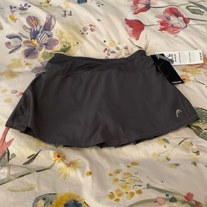 Head Grey Tennis Pickleball Skirt Skort